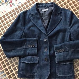Ann Taylor denim blazer